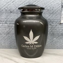 Customer Gallery - Marijuana Sharing Urn - Gunmetal Gray