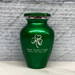Customer Gallery - Shamrock Keepsake Urn - Shamrock Green