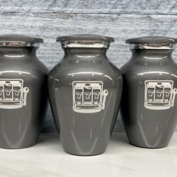 Customer Gallery - Slot Machine Keepsake Urn - Gunmetal Gray