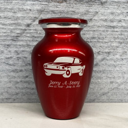 Customer Gallery - Muscle Car Keepsake Urn - Ruby Red