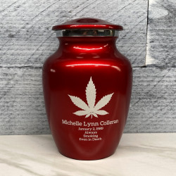 Customer Gallery - Marijuana Sharing Urn - Ruby Red