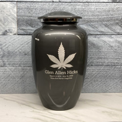 Customer Gallery - Marijuana Cremation Urn - Gunmetal Gray