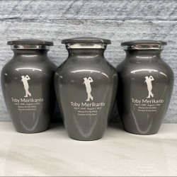 Customer Gallery - Golf Keepsake Urn - Gunmetal Gray