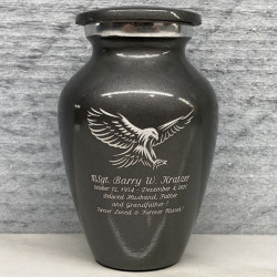 Customer Gallery - Eagle Keepsake Urn - Gunmetal Gray