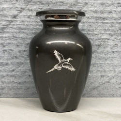 Customer Gallery - Pheasant Keepsake Urn - Gunmetal Gray