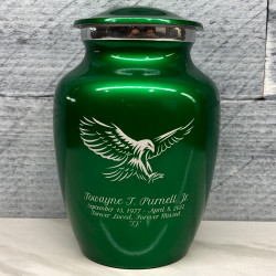 Customer Gallery - Eagle Sharing Urn - Shamrock Green