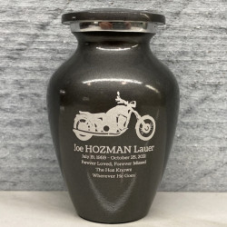 Customer Gallery - Motorcycle Keepsake Urn - Gunmetal Gray