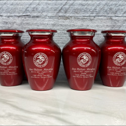 Customer Gallery - Marine Corps Keepsake Urn - Ruby Red