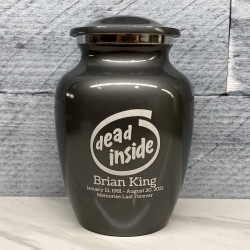 Customer Gallery - Dead Inside Sharing Urn - Gunmetal Gray