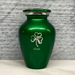 Customer Gallery - Shamrock Keepsake Urn - Shamrock Green