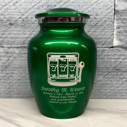 Customer Gallery - Slot Machine Sharing Urn - Shamrock Green