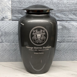 Customer Gallery - Coast Guard Cremation Urn - Gunmetal Gray