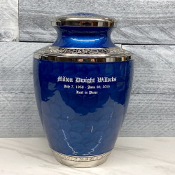 Customer Gallery - Royal Blue Cremation Urn