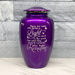 Customer Gallery - Light Remains Cremation Urn - Purple Luster