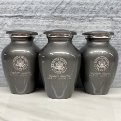 Customer Gallery - Army Keepsake Urn - Gunmetal Gray
