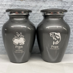 Customer Gallery - Fishing Keepsake Urn - Gunmetal Gray
