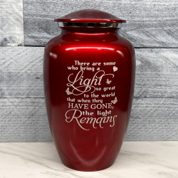 Customer Gallery - Light Remains Cremation Urn - Ruby Red