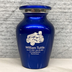 Customer Gallery - Riding Lawn Mower Keepsake Urn - Midnight Blue