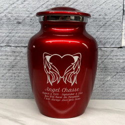 Customer Gallery - Angel Heart Sharing Urn - Ruby Red