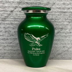 Customer Gallery - Eagle Keepsake Urn - Shamrock Green
