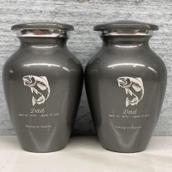 Customer Gallery - Fishing Keepsake Urn - Gunmetal Gray
