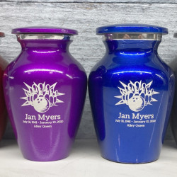 Customer Gallery - Bowling Keepsake Urn - Midnight Blue