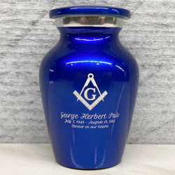 Customer Gallery - Masonic Keepsake Urn - Midnight Blue