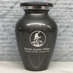 Customer Gallery - Snowboard Keepsake Urn - Gunmetal Gray