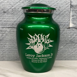 Customer Gallery - Bowling Sharing Urn - Shamrock Green