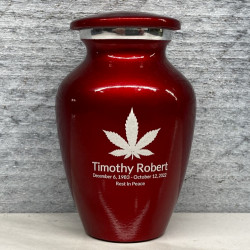 Customer Gallery - Marijuana Keepsake Urn - Ruby Red