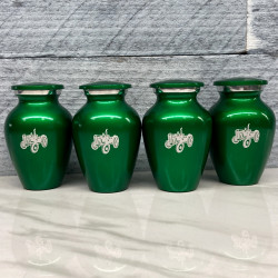 Customer Gallery - Classic Tractor Keepsake Urn - Shamrock Green