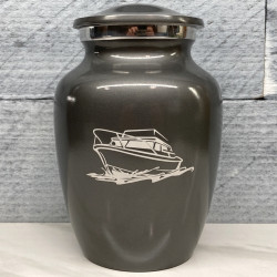 Customer Gallery - Boat Sharing Urn - Gunmetal Gray