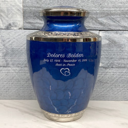 Customer Gallery - Royal Blue Cremation Urn