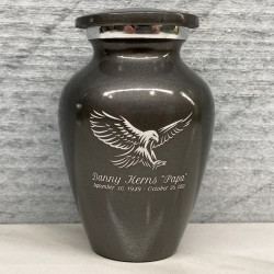 Customer Gallery - Eagle Keepsake Urn - Gunmetal Gray