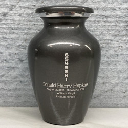 Customer Gallery - Motorcycle Gears Keepsake Urn - Gunmetal Gray