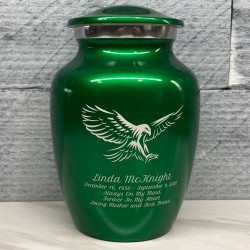 Customer Gallery - Eagle Sharing Urn - Shamrock Green