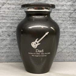 Customer Gallery - Electric Guitar Keepsake Urn - Gunmetal Gray