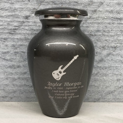 Customer Gallery - Electric Guitar Keepsake Urn - Gunmetal Gray