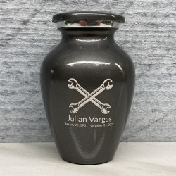 Customer Gallery - Mechanic Wrench Keepsake Urn - Gunmetal Gray