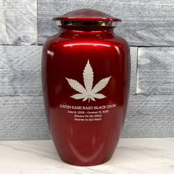 Customer Gallery - Marijuana Cremation Urn - Ruby Red