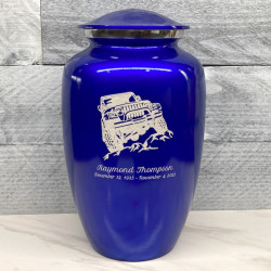 Customer Gallery - Offroad Truck Cremation Urn - Midnight Blue