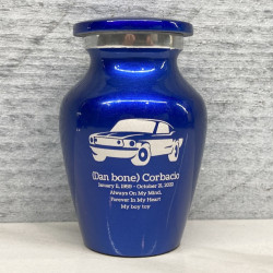 Customer Gallery - Muscle Car Keepsake Urn - Midnight Blue