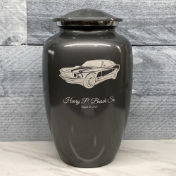 Customer Gallery - Muscle Car Cremation Urn - Gunmetal Gray
