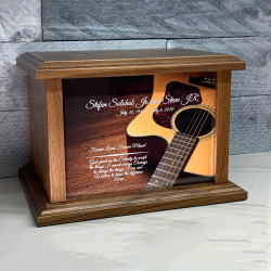 Customer Gallery - Acoustic Guitar Cremation Urn - Prestige Walnut