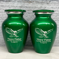 Customer Gallery - Eagle Keepsake Urn - Shamrock Green
