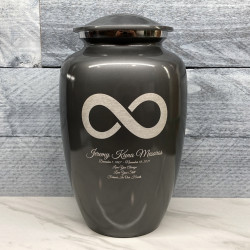 Customer Gallery - Infinity Cremation Urn - Gunmetal Gray