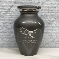 Customer Gallery - Eagle Keepsake Urn - Gunmetal Gray