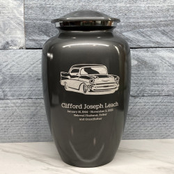 Customer Gallery - Classic Car Cremation Urn - Gunmetal Gray