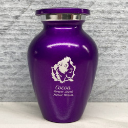 Customer Gallery - Guinea Pig Keepsake Urn - Purple Luster