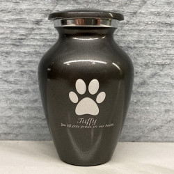 Customer Gallery - Paw Print Keepsake Urn - Gunmetal Gray